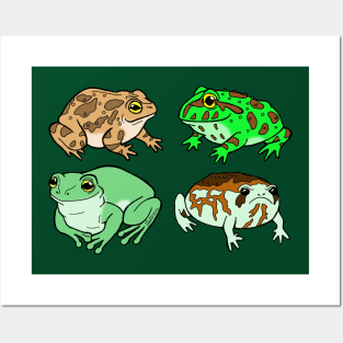 Frog Party Posters and Art